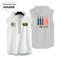 Thumbnail for Colourful Cabin Crew Designed Hooded Tank Tops