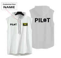 Thumbnail for Pilot & Jet Engine Designed Hooded Tank Tops