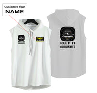 Thumbnail for Keep It Coordinated Designed Hooded Tank Tops