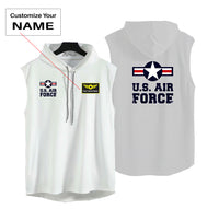 Thumbnail for US Air Force Designed Hooded Tank Tops