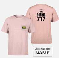 Thumbnail for Boeing 717 & Plane Designed Pocket T-Shirts