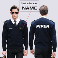 Thumbnail for Piper & Text Designed Wool Pilot Sweaters