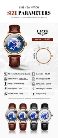 Thumbnail for Waterproof Luminous Unique Men Watches