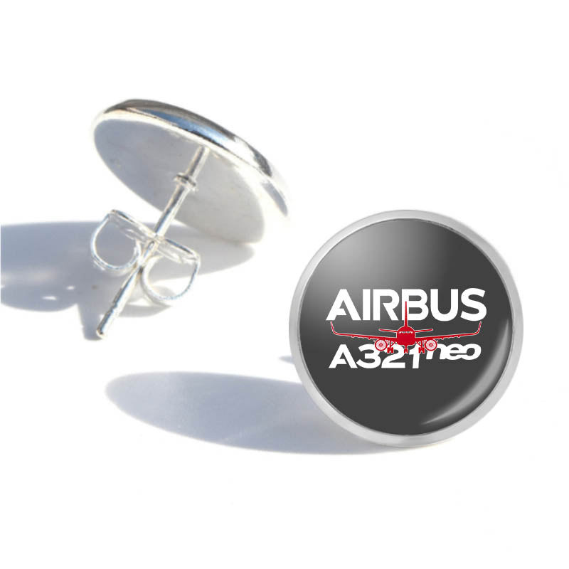 Amazing Airbus A321neo Designed Stud Earrings