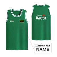 Thumbnail for Aviator Designed Basketball Style Sports Tank Tops