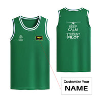 Thumbnail for Student Pilot Designed Basketball Style Sports Tank Tops