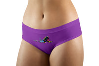 Thumbnail for Multicolor Airplane Designed Women Panties & Shorts