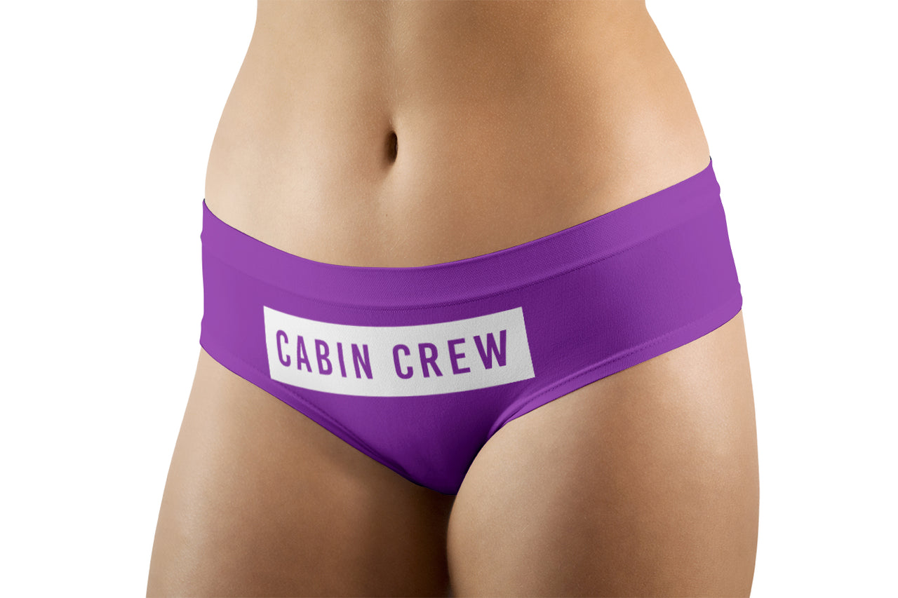 Cabin Crew Text  Designed Women Panties & Shorts