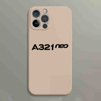 Thumbnail for A321neo & Text Designed Soft Silicone iPhone Cases