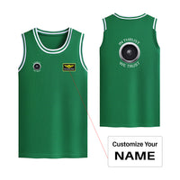 Thumbnail for In Thrust We Trust Designed Basketball Style Sports Tank Tops