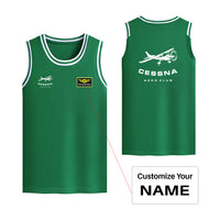 Thumbnail for Cessna Aeroclub Designed Basketball Style Sports Tank Tops