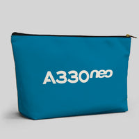 Thumbnail for A330neo & Text Designed Zipper Pouch