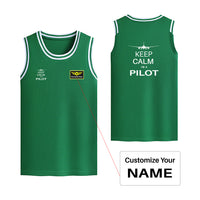 Thumbnail for Pilot (777 Silhouette) Designed Basketball Style Sports Tank Tops