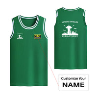 Thumbnail for Air Traffic Controllers - We Rule The Sky Designed Basketball Style Sports Tank Tops