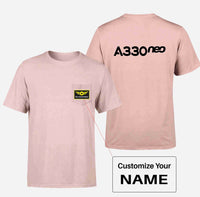 Thumbnail for A330neo & Text Designed Pocket T-Shirts