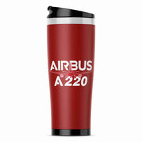 Thumbnail for Amazing Airbus A220 Designed Stainless Steel Travel Mugs