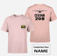 Thumbnail for Cessna 208 & Plane Designed Pocket T-Shirts