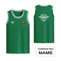 Thumbnail for Born To Fly Designed Designed Basketball Style Sports Tank Tops