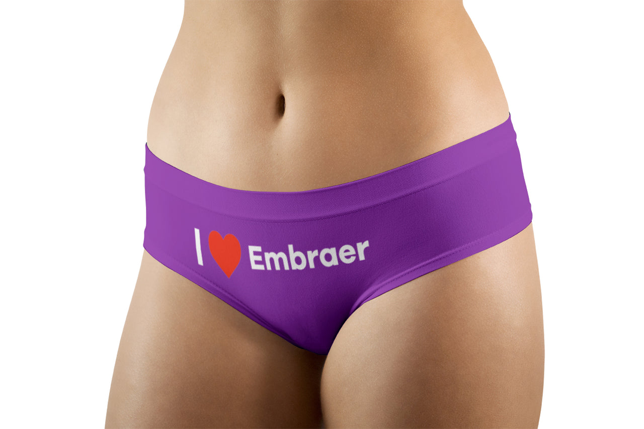 I Love Embraer Designed Women Panties & Shorts