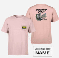 Thumbnail for Boeing 747 & GENX Engine Designed Pocket T-Shirts