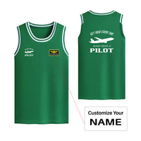 Thumbnail for Get High Every Day Sleep With A Pilot Designed Basketball Style Sports Tank Tops