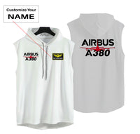 Thumbnail for Amazing Airbus A380 Designed Hooded Tank Tops