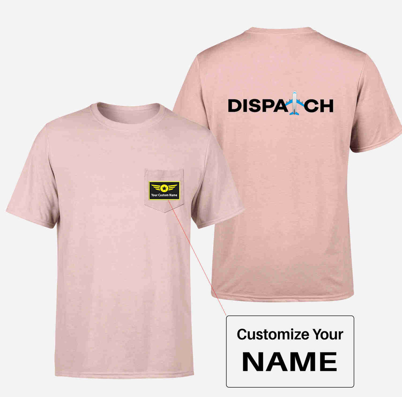 Dispatch Designed Pocket T-Shirts