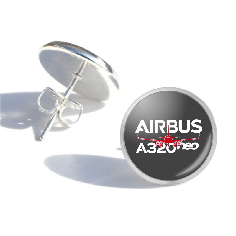 Amazing Airbus A320neo Designed Stud Earrings