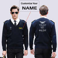 Thumbnail for Trust Me I'm a Pilot (Drone) Designed Wool Pilot Sweaters