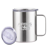 Thumbnail for Amazing Airbus A380 Designed Stainless Steel Laser Engraved Mugs