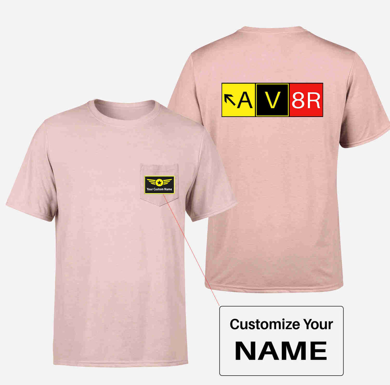 AV8R Designed Pocket T-Shirts