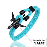 Thumbnail for (Edition 2) Super Quality Stylish Airplane Shape Bracelets Black (Pure Colours)