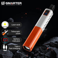 Thumbnail for LED Simple Long-Range Aluminum Alloy Light Flashlight