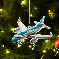 Thumbnail for Personalized Airplane Ornaments for Christmas Tree