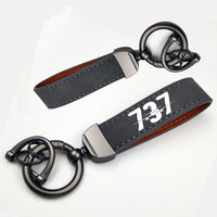 Thumbnail for Boeing 737 Designed Design Horseshoe Buckle Key Chains