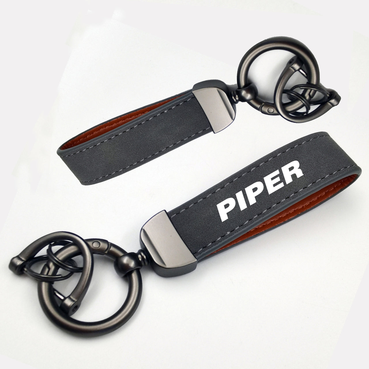 Piper & Text Design Horseshoe Buckle Key Chains