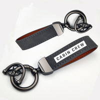 Thumbnail for Cabin Crew Text Design Horseshoe Buckle Key Chains