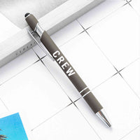 Thumbnail for CREW & Text Designed Ballpens Capacitive Screen Touch Pens