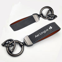 Thumbnail for Aer Lingus Airlines Design Horseshoe Buckle Key Chains