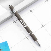 Thumbnail for A319 Flat Text Designed Ballpens Capacitive Screen Touch Pens