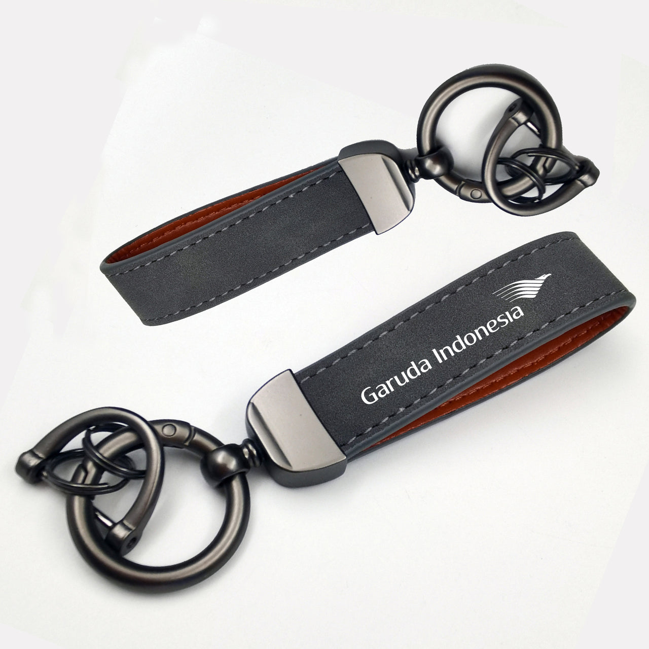 Garuda Indonésia Airlines Design Horseshoe Buckle Key Chains