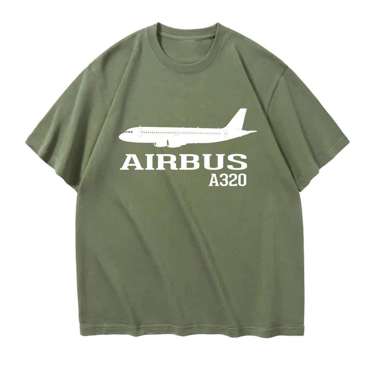 Airbus A320 Printed Designed Relax Fit T-Shirts