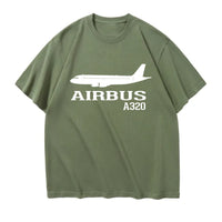 Thumbnail for Airbus A320 Printed Designed Relax Fit T-Shirts