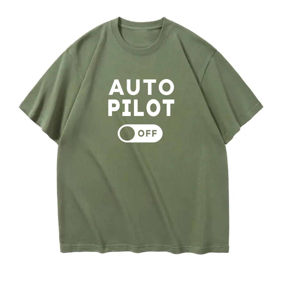 Auto Pilot Off Designed Relax Fit T-Shirts