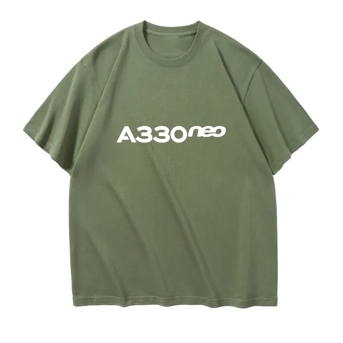 A330neo & Text Designed Relax Fit T-Shirts