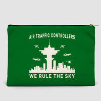 Thumbnail for Air Traffic Controllers - We Rule The Sky Designed Zipper Pouch