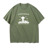 Thumbnail for Air Traffic Controllers - We Rule The Sky Designed Relax Fit T-Shirts