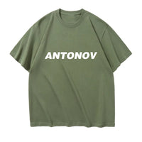 Thumbnail for Antonov & Text Designed Relax Fit T-Shirts