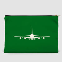 Thumbnail for Airbus A380 Silhouette Designed Zipper Pouch