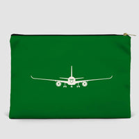 Thumbnail for Airbus A350 Silhouette Designed Zipper Pouch